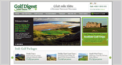 Desktop Screenshot of golfdigestirishtours.com